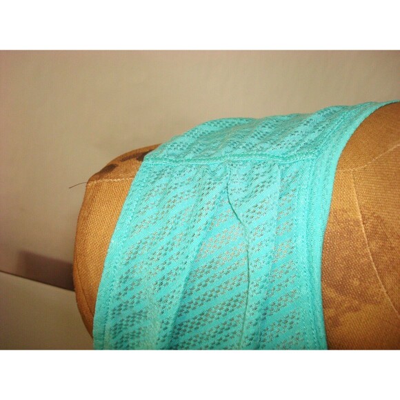 New Womens NWT XS Aqua Blue Lagoon PrAna Top Trysten Casual V Neck Tank Wicking - Picture 5 of 8